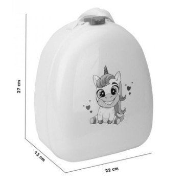 Фото2.Рюкзак пластиковий, БЛАКИТНИЙ ДИНОЗАВР