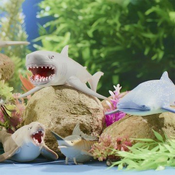 Фото2.Стретч-игрушка в виде животного серии LEGEND OF ANIMALS МАКСИ - ХРАНИТЕЛИ ОКЕАНА