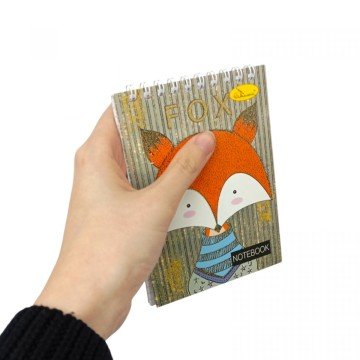 Фото3.Блокнот з глітером А6, 40 арк., пружина зверху