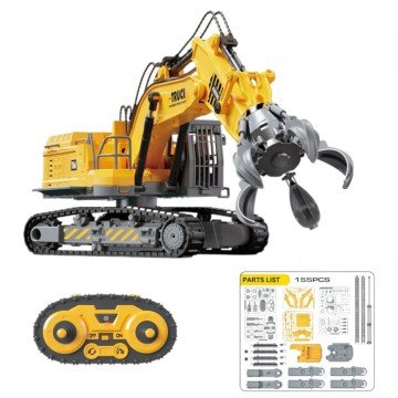 Фото2.Конструктор на радіокеруванні  “Спецтехніка”, 155 елементів, пульт 2.4 GHz, на батарейках, в коробці