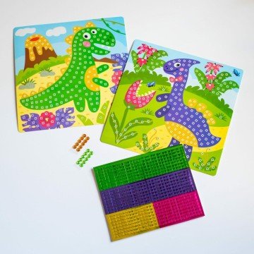 Фото2.Стікерна мозаїка. Динозаври