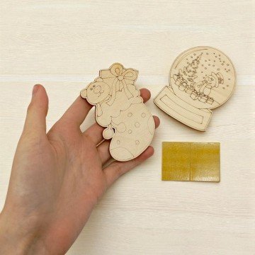 Фото3.Новорічні магнітики (2шт)