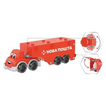 Фото2.Конструктор металевий Фура Нова пошта