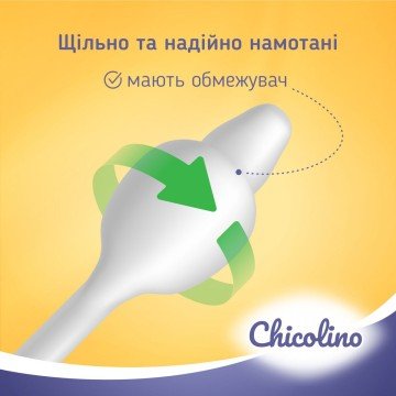 Фото2.Дитячі ватні палички Chicolino, 60 шт Chicolino (279040)