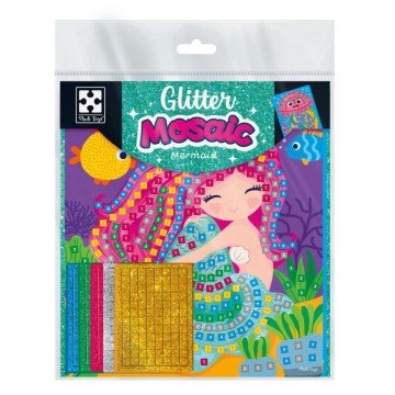 Фото2.Набір для творчості з блискучою мозаїкою «Русалонька та Медуза»