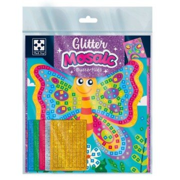 Фото2.Набір для творчості з блискучою мозаїкою «Метелики»