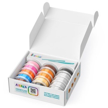 Фото2.Меганабір пластиліну, що самостійно твердіє, Ліпака – Собаки-друзяки