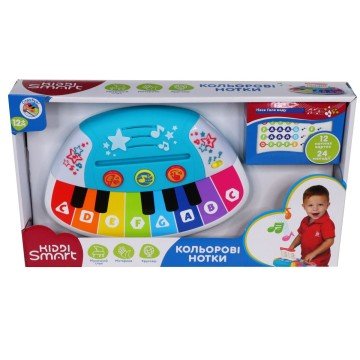 Фото3.Піаніно Kiddi Smart – Кольорові нотки (світло)