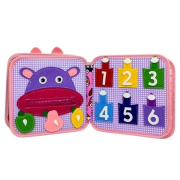 Фото2.Мʼяка книжка-бізіборд 