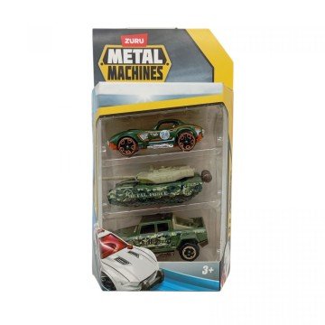Фото2.Машинки METAL MACHINES – CAR (3 шт), Мікс видів ZURU (284673)
