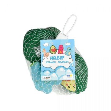 Фото2.Набір іграшок-пищалок 