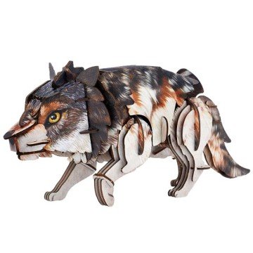 Фото2.Тривимірна головоломка-конструктор серії Дикі тварини 