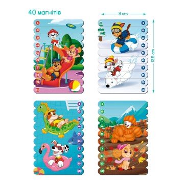 Фото2.Магнітні палички для рахування «Сезони»