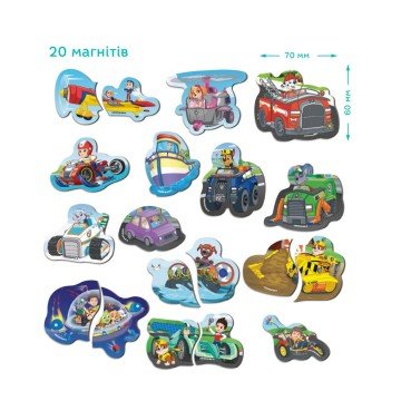 Фото2.Набір магнітів 