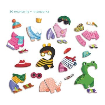 Фото2.Магнітна гра «Одягалка: Кумедні пси»