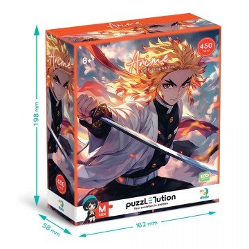 Фото2.Пазл Hard-M «Полумʼяний воїн» 450 елементів