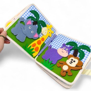 Фото2.Мʼяка книжка-бізіборд 