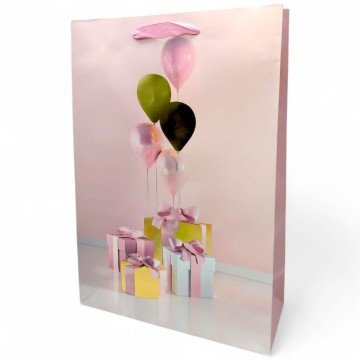 Фото2.Пакет паперовий (48х12х33 см) мікс видів