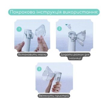 Фото2.Портативний інгалятор (небулайзер для дітей та дорослих) Mega Zayka (287884)