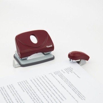 Фото2.Степлер Welle-2 пласт., №24/6, 10 арк., червоний