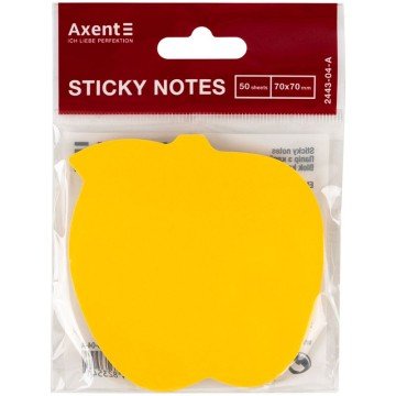 Фото2.Блок паперу з клейким шаром, яблуко,70х70мм,50арк