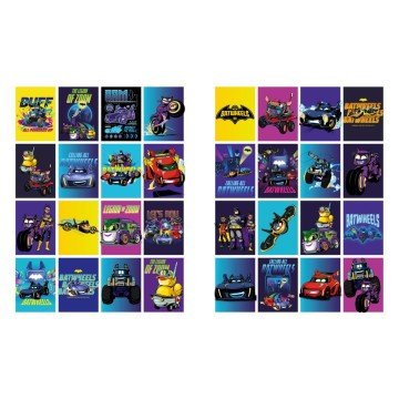 Фото2.Книжка-розмальовка зі стікерами - Batman: Batwheels