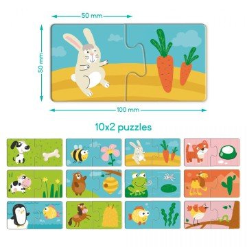 Фото2.Пазл ДУО «Хто що їсть»