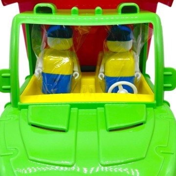 Фото2.Пластикова машинка Самоскид Mati, ЗЕЛЕНО/ЧЕРВОНИЙ