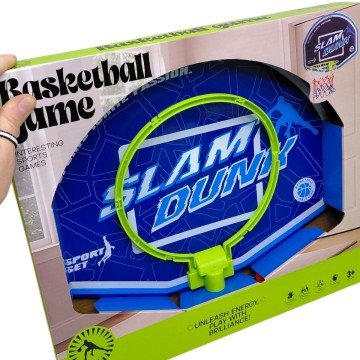 Фото2.Баскетбольний набір (мʼяч, кошик, гачок для кріплення, насос короб. 37*4*33,5 см)