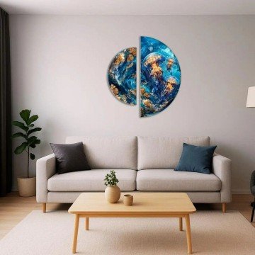 Фото2.Картина за номерами з фарбами металік 