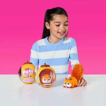 Фото2.Інтерактивна іграшка PETS ALIVE S1 – БІЛОЧКА (помаранчевий)