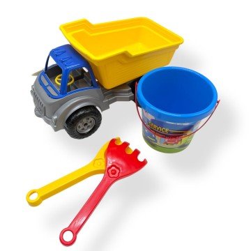 Фото2.Авто самоскид з набором до піску 3 ел., Tigres