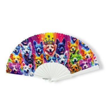 Фото2.Аксесуар віяло мікс видів (котики та собачки)