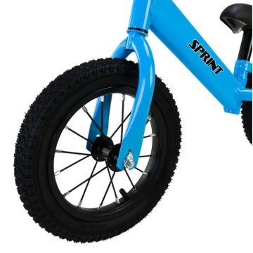 Фото2.Велобіг (сталевий, колеса 12 дюймів надувні) синій