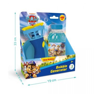 Фото2.Генератор бульбашок «Paw Patrol». Обʼєм 450 мл