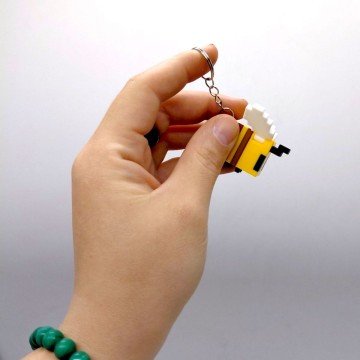 Фото2.3D Брелоки MINECRAFT / МАЙНКРАФТ BEE/ БДЖІЛКА KEYCHAIN, 3D друк OYTOY (298035)