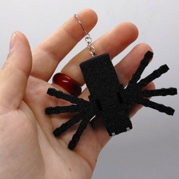 Фото2.3D Брелоки MINECRAFT / МАЙНКРАФТ SPIDER / ПАВУК KEYCHAIN, 3D друк OYTOY (298042)