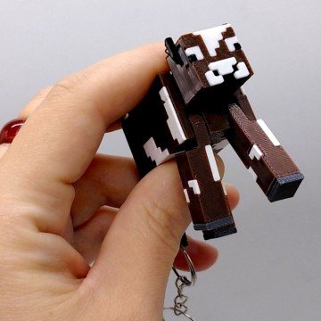 Фото2.3D Брелоки MINECRAFT / МАЙНКРАФТ CHICKEN/ КУРКА KEYCHAIN, 3D друк OYTOY (298045)