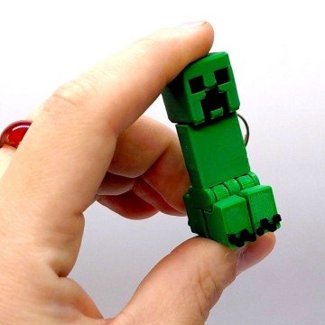 Фото2.3D Брелоки MINECRAFT / МАЙНКРАФТ CREEPER / КРІПЕР KEYCHAIN, 3D друк OYTOY (298046)