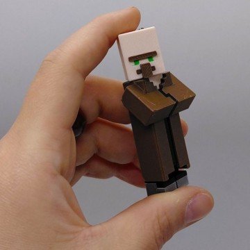 Фото2.3D Брелоки MINECRAFT / МАЙНКРАФТ VILLAGER / СЕЛЯНИН KEYCHAIN, 3D друк OYTOY (298055)