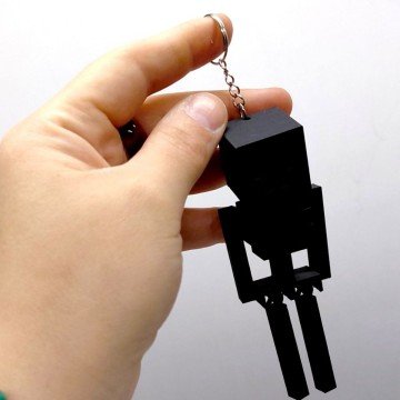 Фото2.3D Брелоки MINECRAFT / МАЙНКРАФТ WITHER SKELETON / ВІЗЕР СКЕЛЕТ KEYCHAIN, 3D друк OYTOY (298056)
