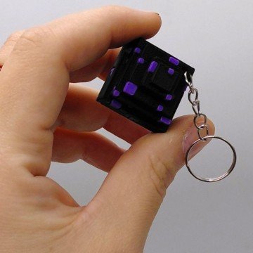 Фото2.3D Брелоки MINECRAFT / МАЙНКРАФТ DRAGON EGG / ЯЙЦЕ ДРАКОНА KEYCHAIN, 3D друк OYTOY (298060)