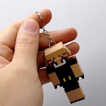 Фото2.3D Брелоки MINECRAFT / МАЙНКРАФТ PIGLIN / ПІГЛІН KEYCHAIN, 3D друк OYTOY (298071)