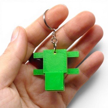 Фото2.3D Брелоки MINECRAFT / МАЙНКРАФТ TURTLE / ЧЕРЕПАШКА KEYCHAIN, 3D друк OYTOY (298073)