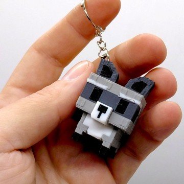 Фото2.3D Брелоки ROBLOX RACCOON / ЄНОТ GAG KEYCHAIN. РОБЛОКС, 3D друк OYTOY (298075)