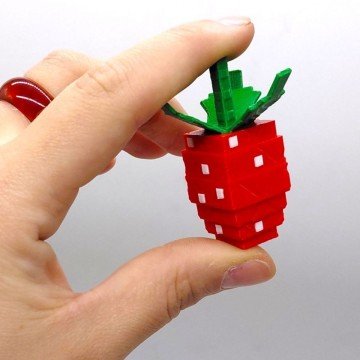 Фото2.3D Брелоки ROBLOX ELDER STRAWBERRY / СТАРА ПОЛУНИЦЯ GAG KEYCHAIN, 3D друк OYTOY (298085)