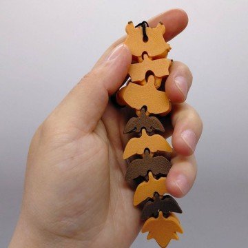 Фото5.3D Брелоки FLEXI SQUIRREL LONG TAIL/ БІЛКА ХВОСТИК KEYCHAIN, 3D друк OYTOY (298148)