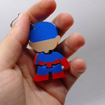 Фото5.3D Брелоки HERO CAPITAN AMERICA MARVEL / КАПІТАН АМЕРИКА Марвел KEYCHAIN, 3D друк OYTOY (298156)