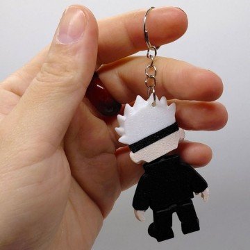 Фото5.3D Брелоки HERO GOJU SATORU Jujutsu Kaisen / ГОДЖО САТОРО Магічна битва KEYCHAIN, 3D друк OYTOY (298