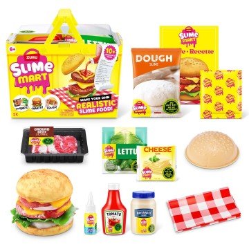 Фото2.Ігровий набір зі слаймами Slime Mart серії Shopping Basket – Бургер Slime Mart (300483)